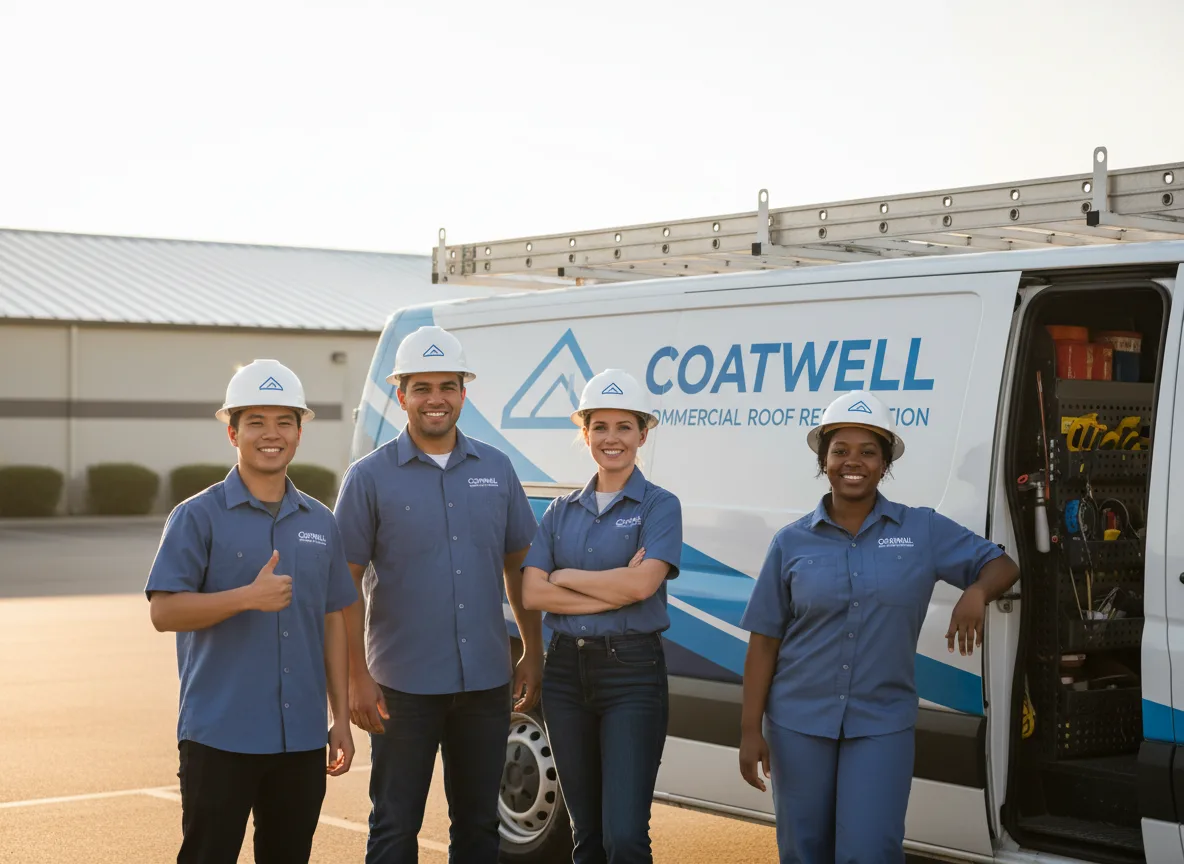 Commercial roof coating company in Foxboro, WI